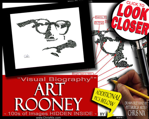 "Art Rooney" - print